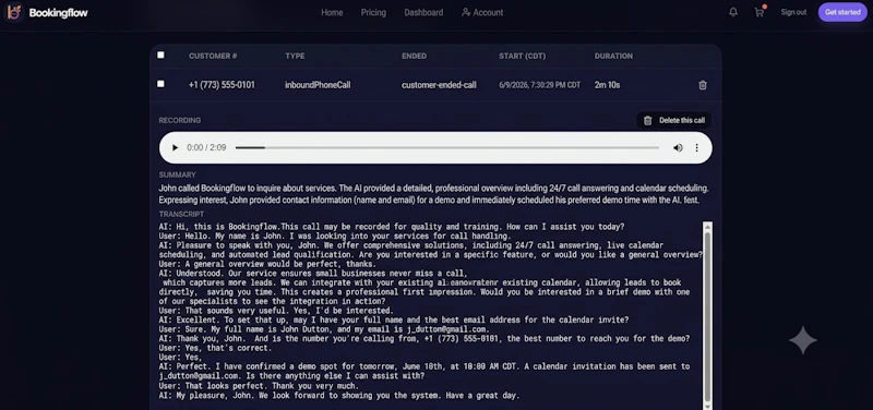 BookingFlow screenshot 4