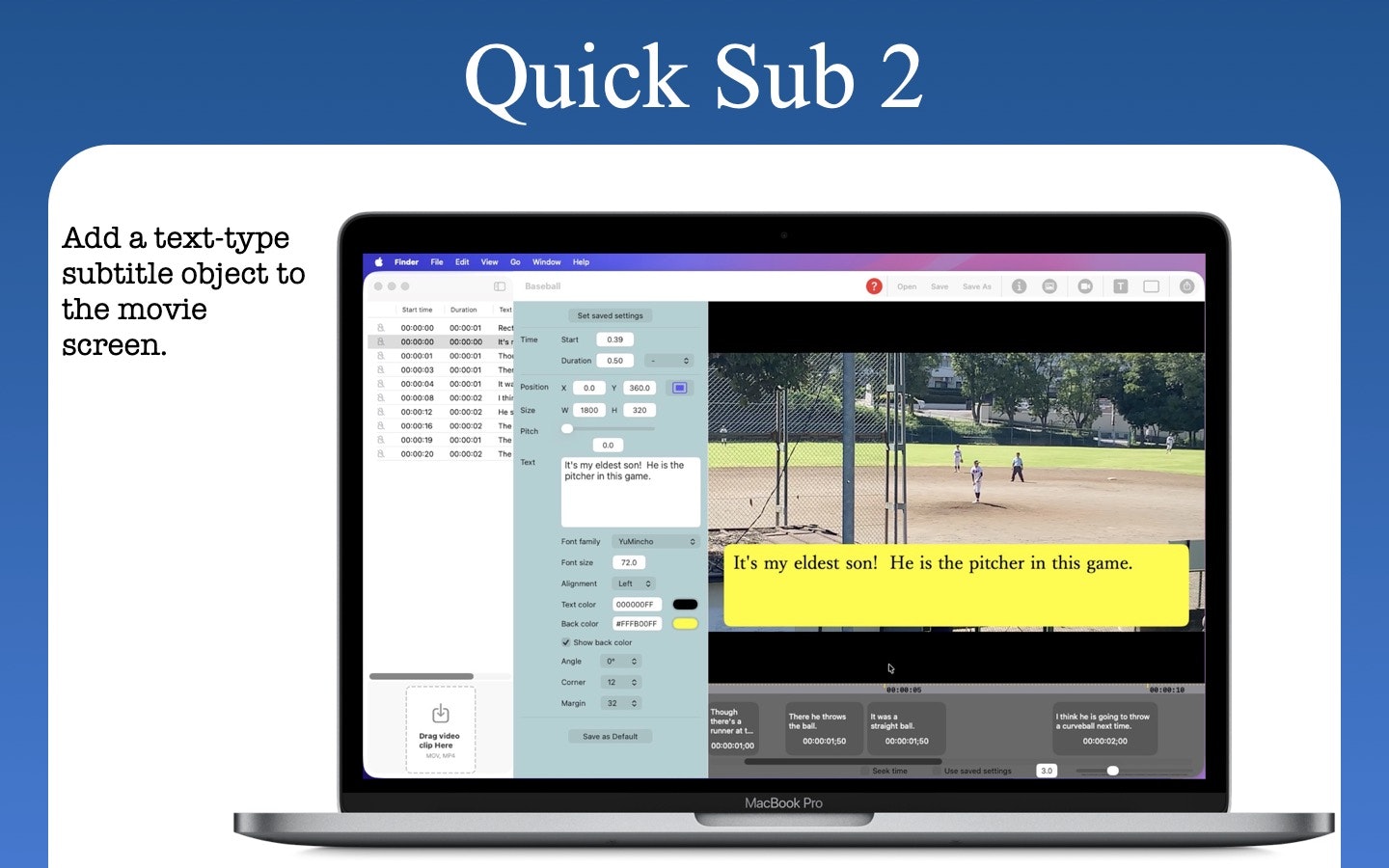 Quick Sub 2: Video Subtitling gallery image