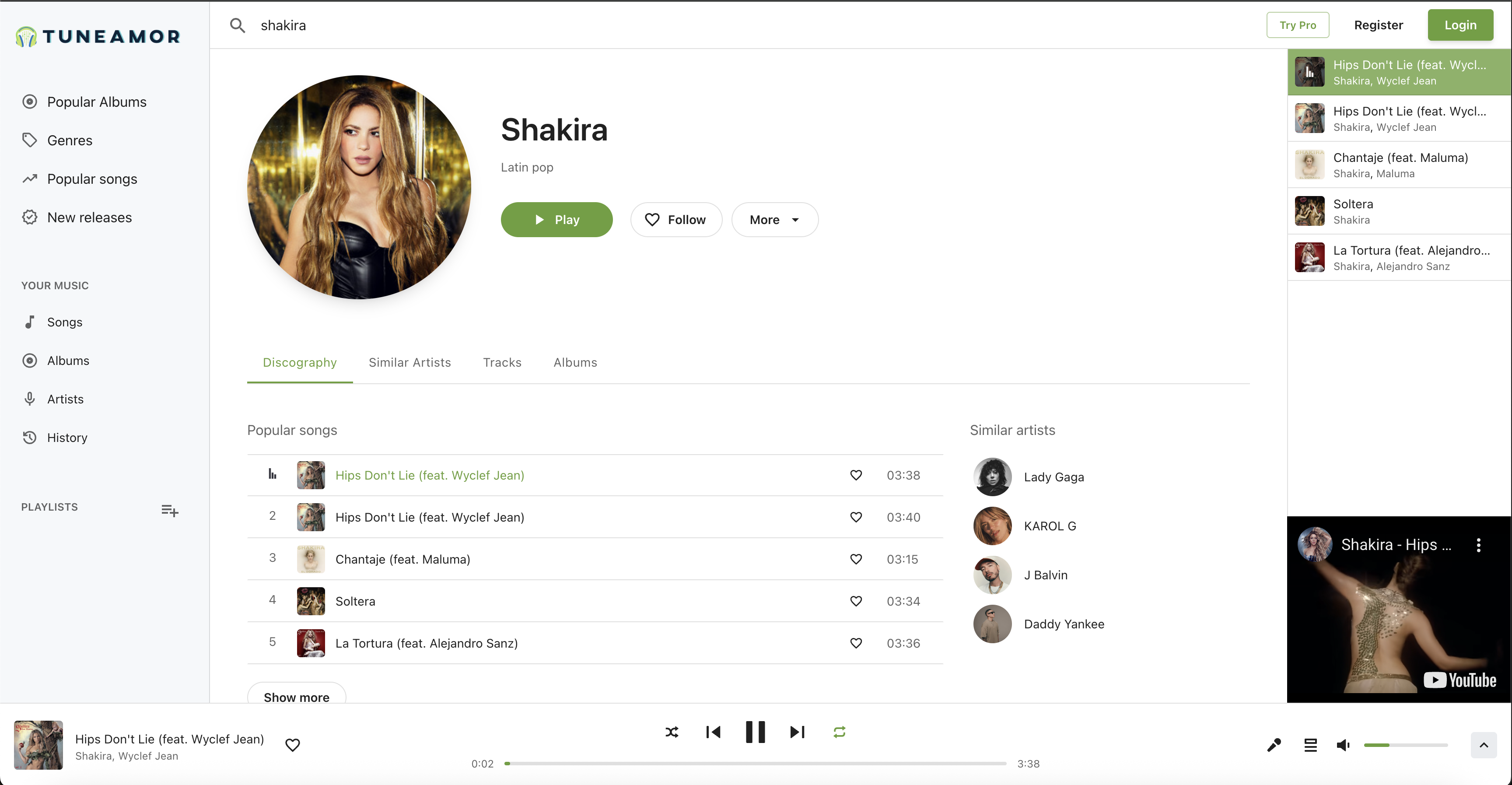 Média Tuneamor - Écoutez la musique gratuitement 2