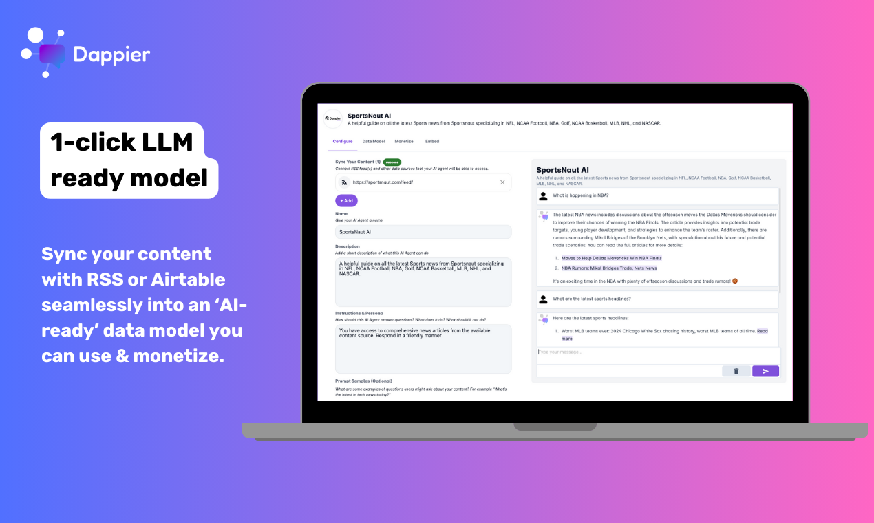 startuptile Dappier 2.0-Combat AI data scraping & get paid for your content fairly