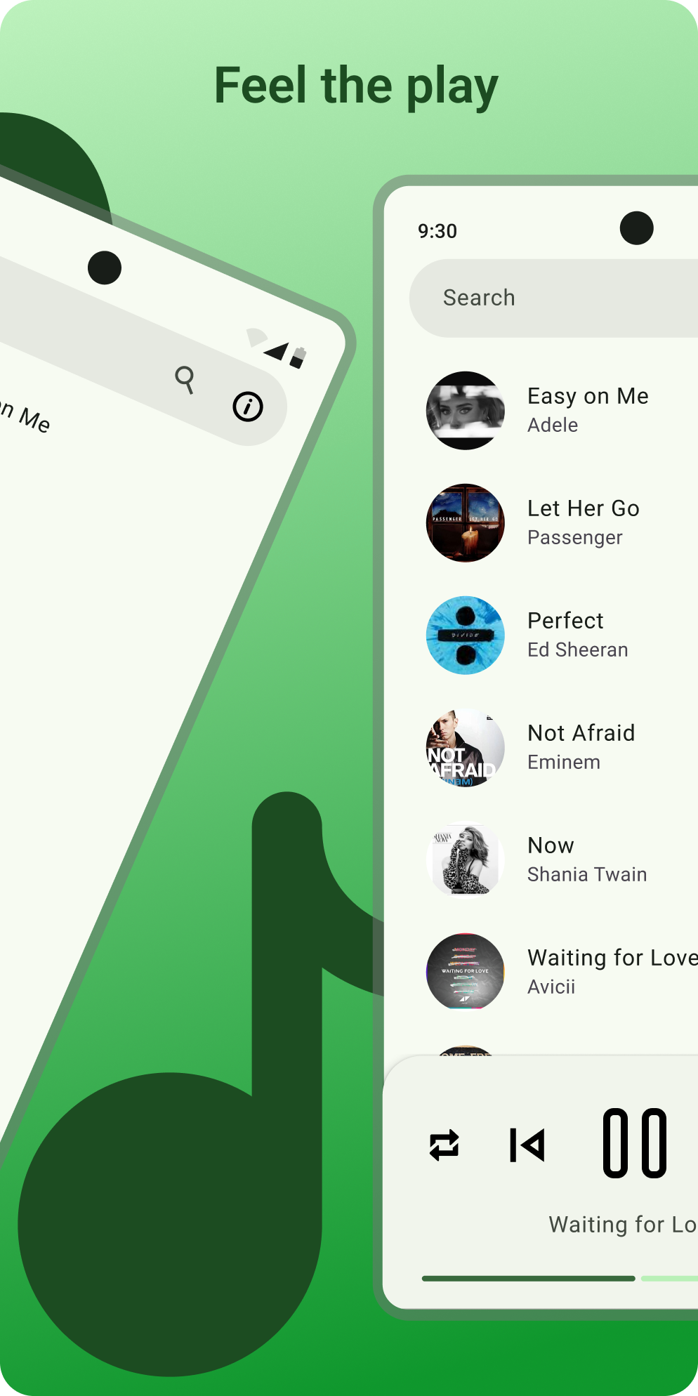 Music Player-Amuzic - Screenshot 2 showing product features and functionality