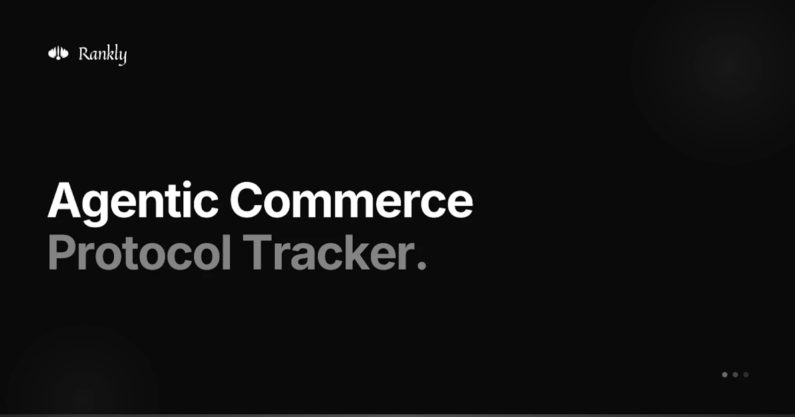 Agentic Commerce Protocol Tracker  screenshot 1