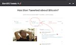 Did Elon Tweet About Bitcoin? image