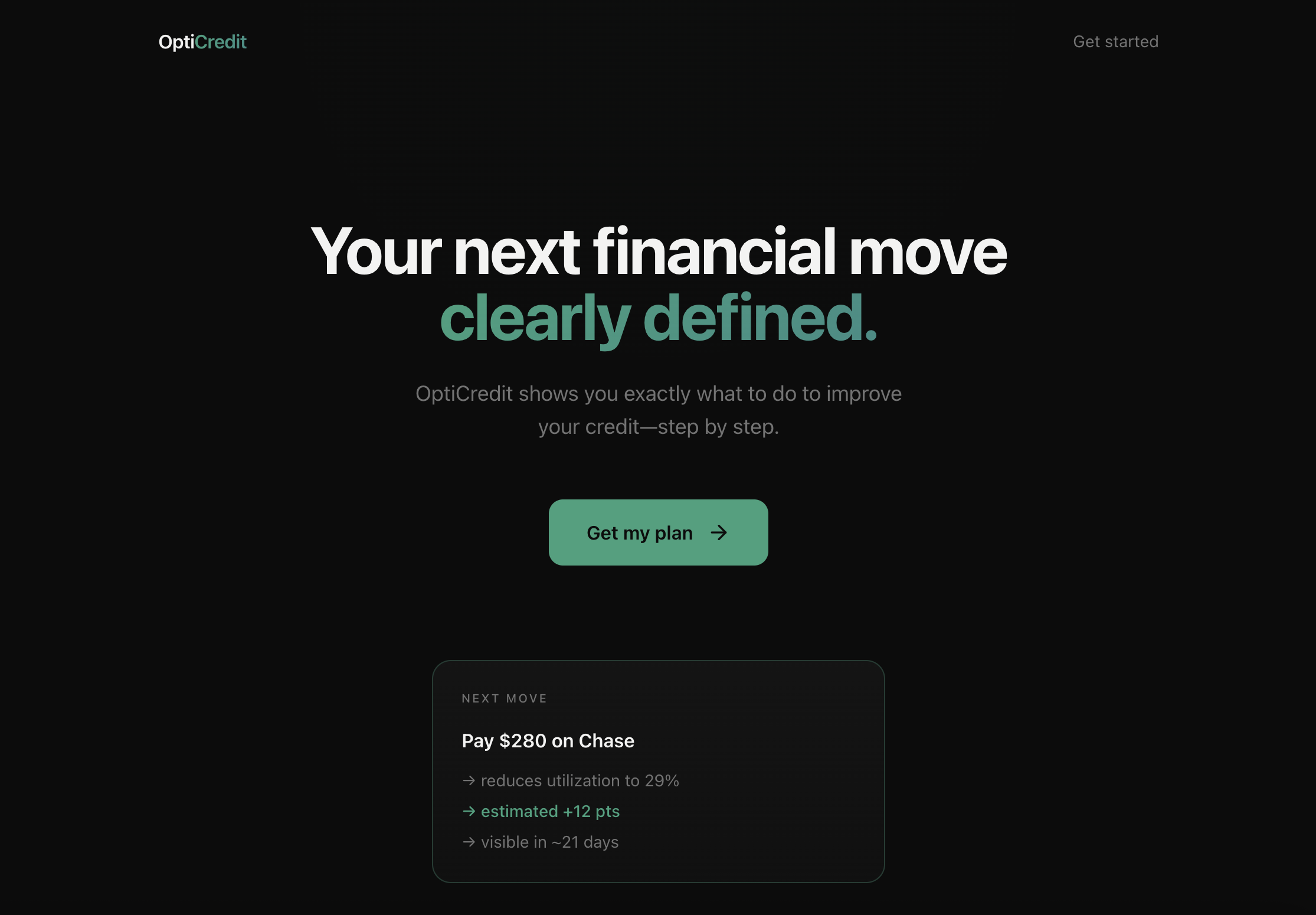 Opti Credit — A better way to decide