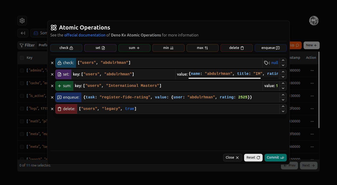 Deno KV GUI Client gallery image