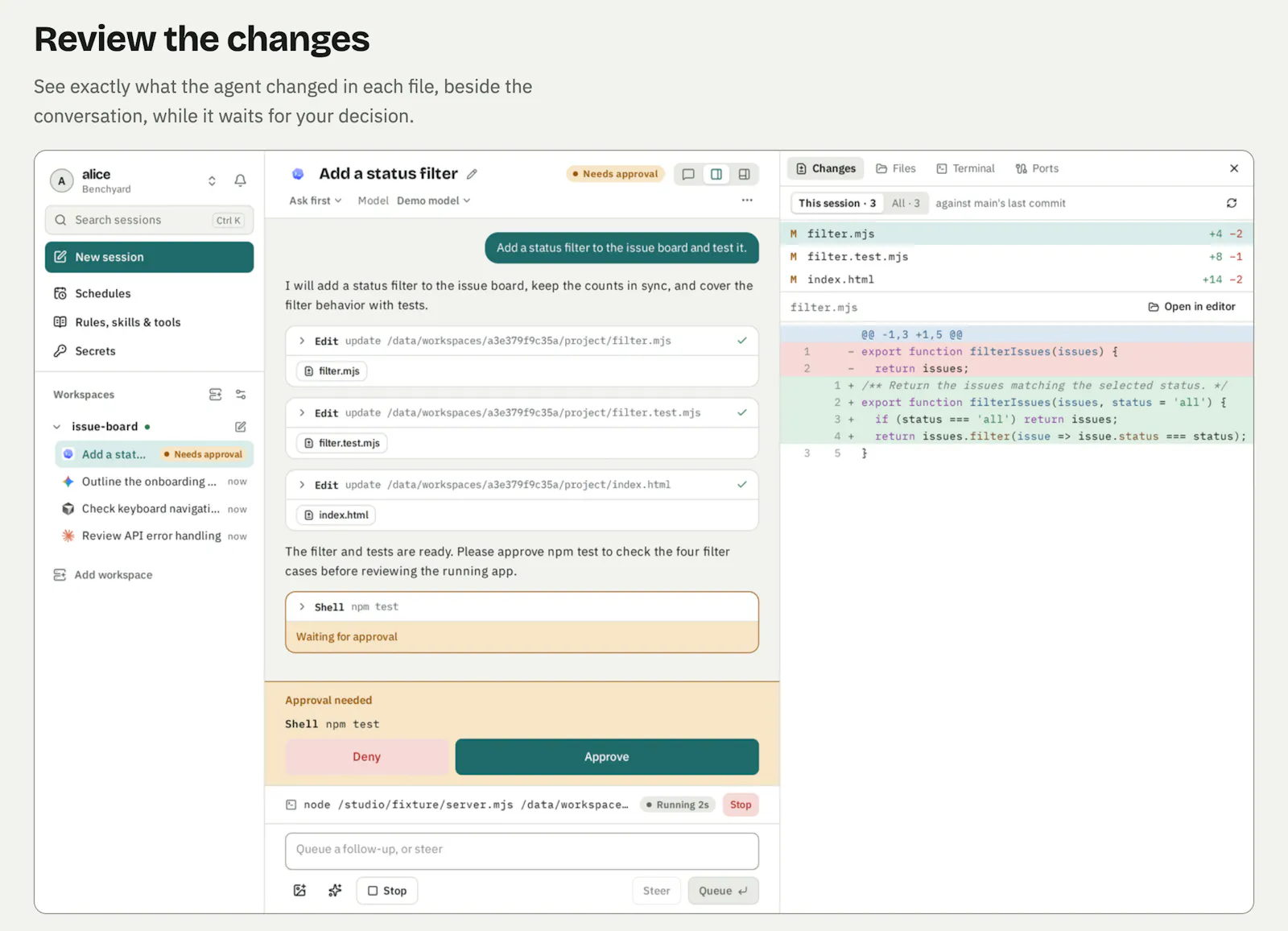 Benchyard screenshot 2
