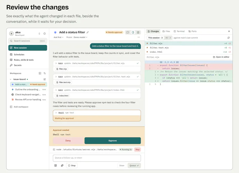 Benchyard screenshot 2
