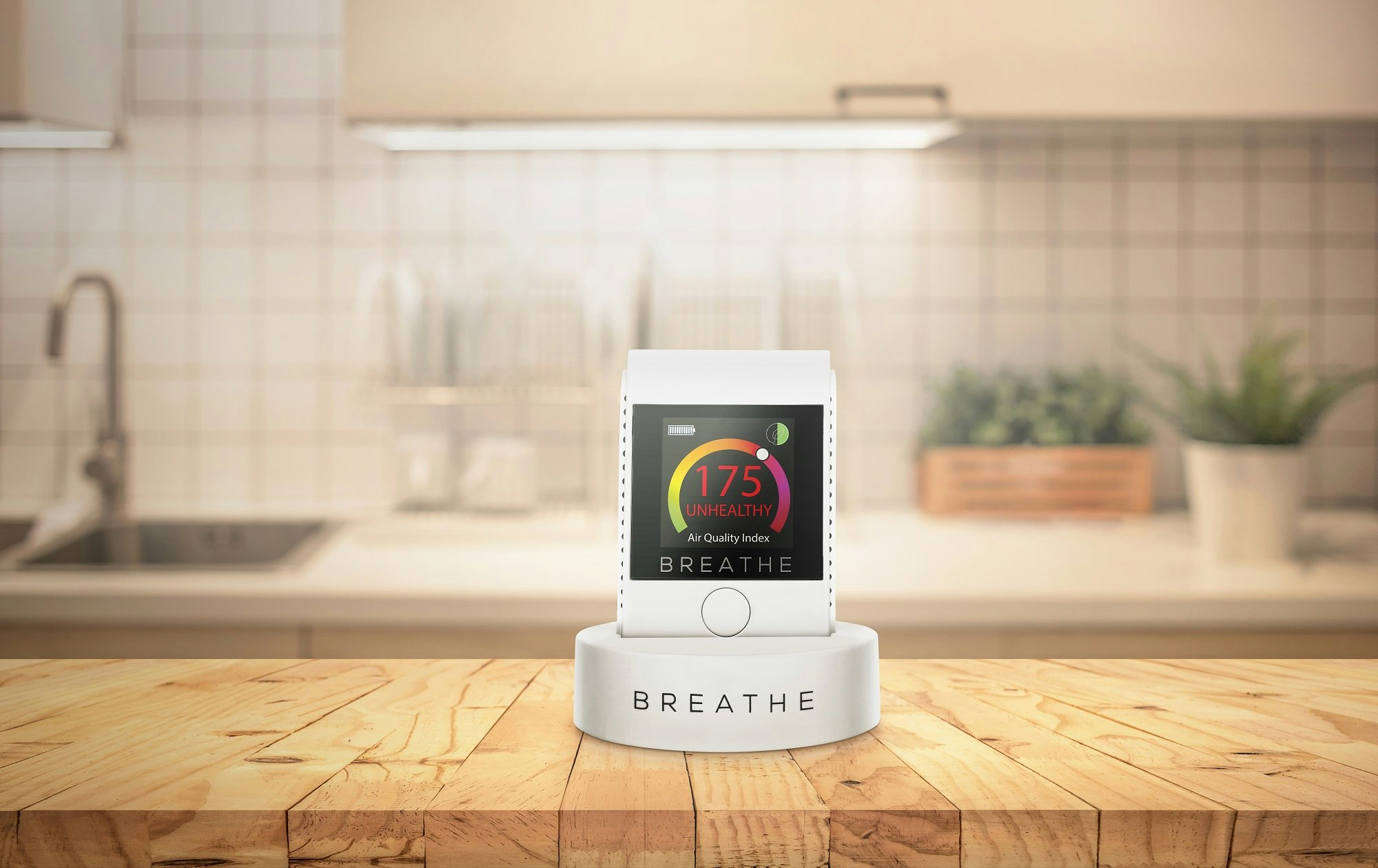 BREATHE|Smart - portable air quality monitor gallery image