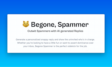 Begone, Spammer gallery image