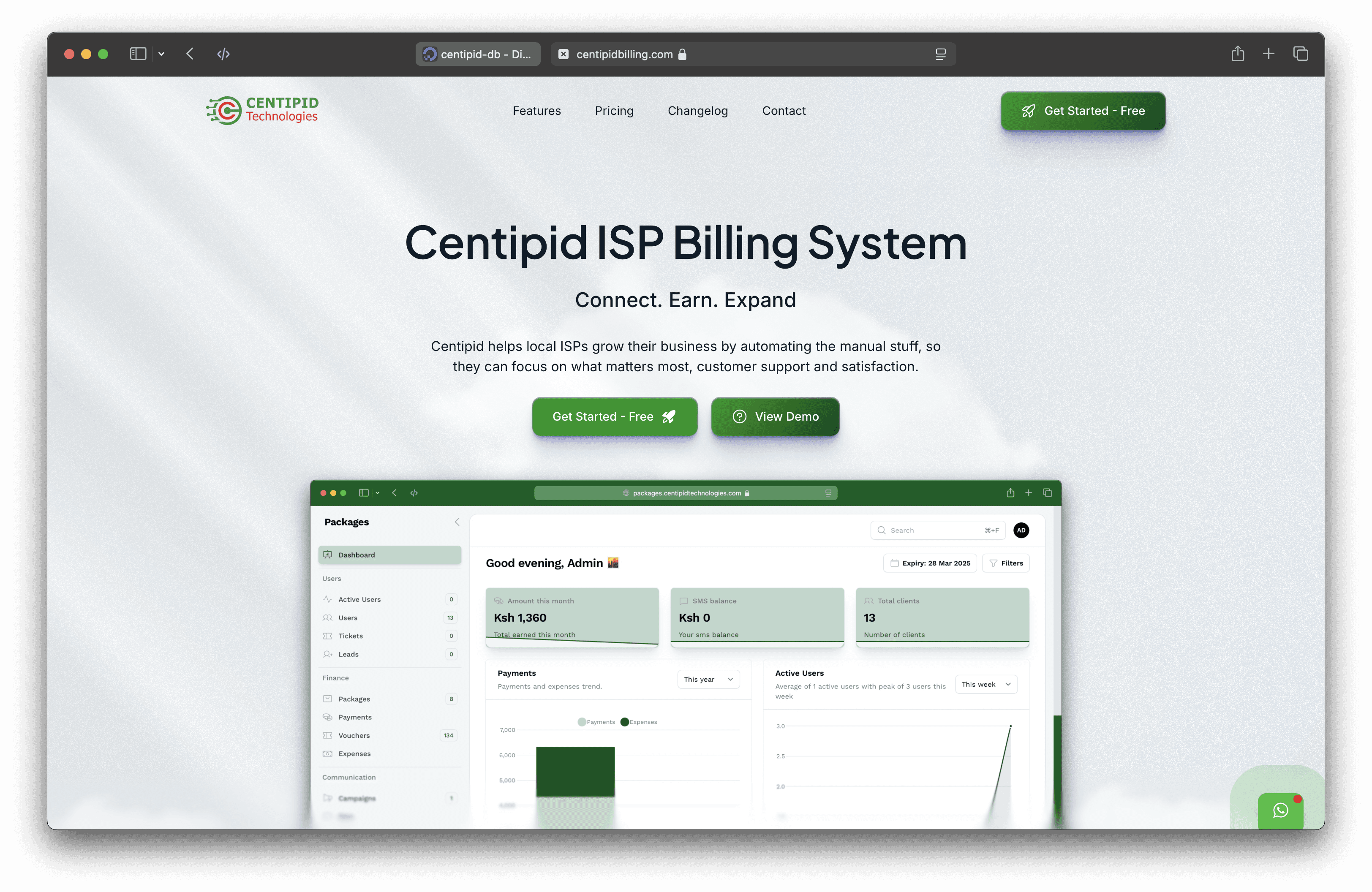 Centipid ISP计费系统 - 连接。赚。扩张媒体1