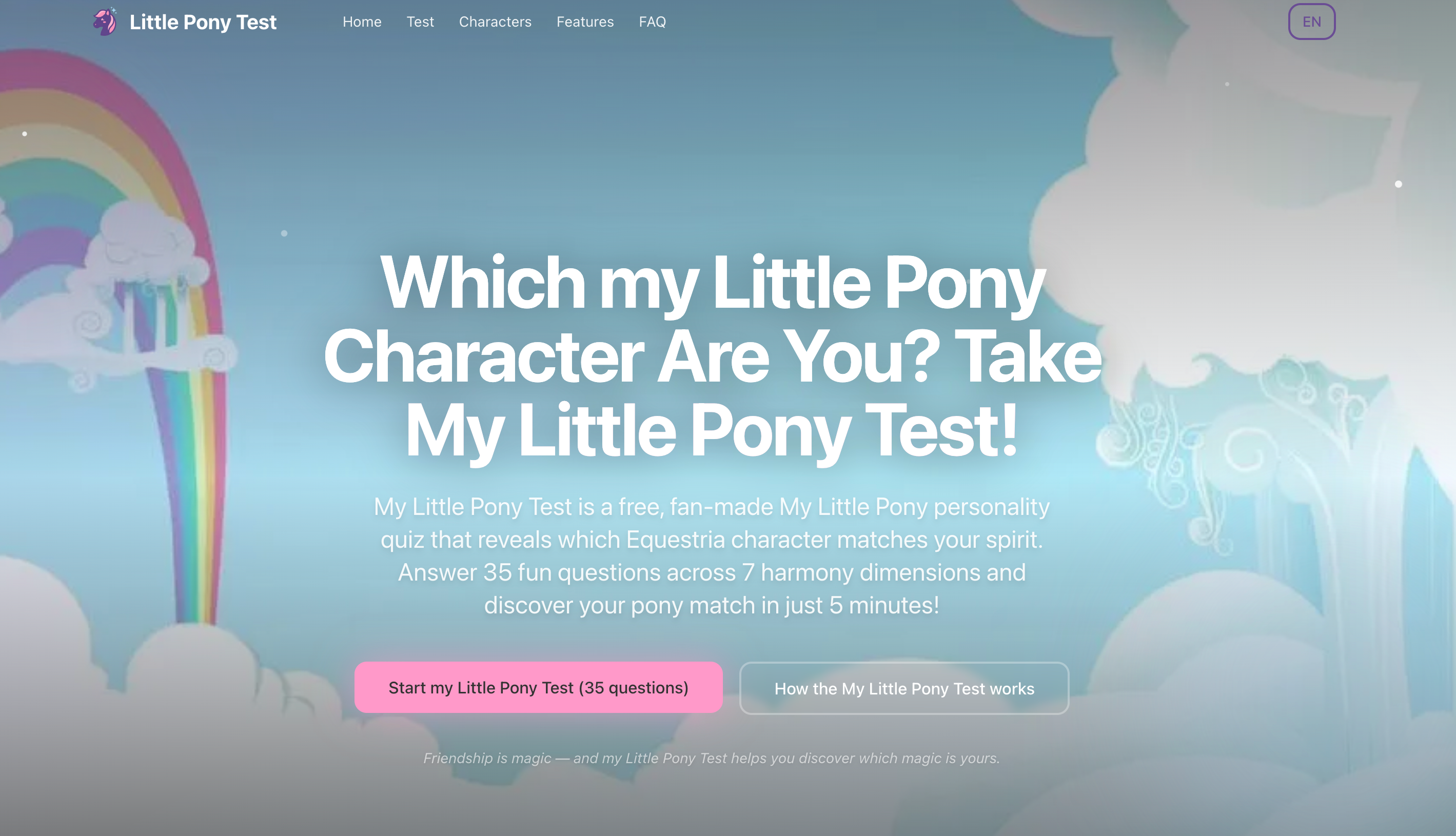 my little pony test - Product Hunt launch logo