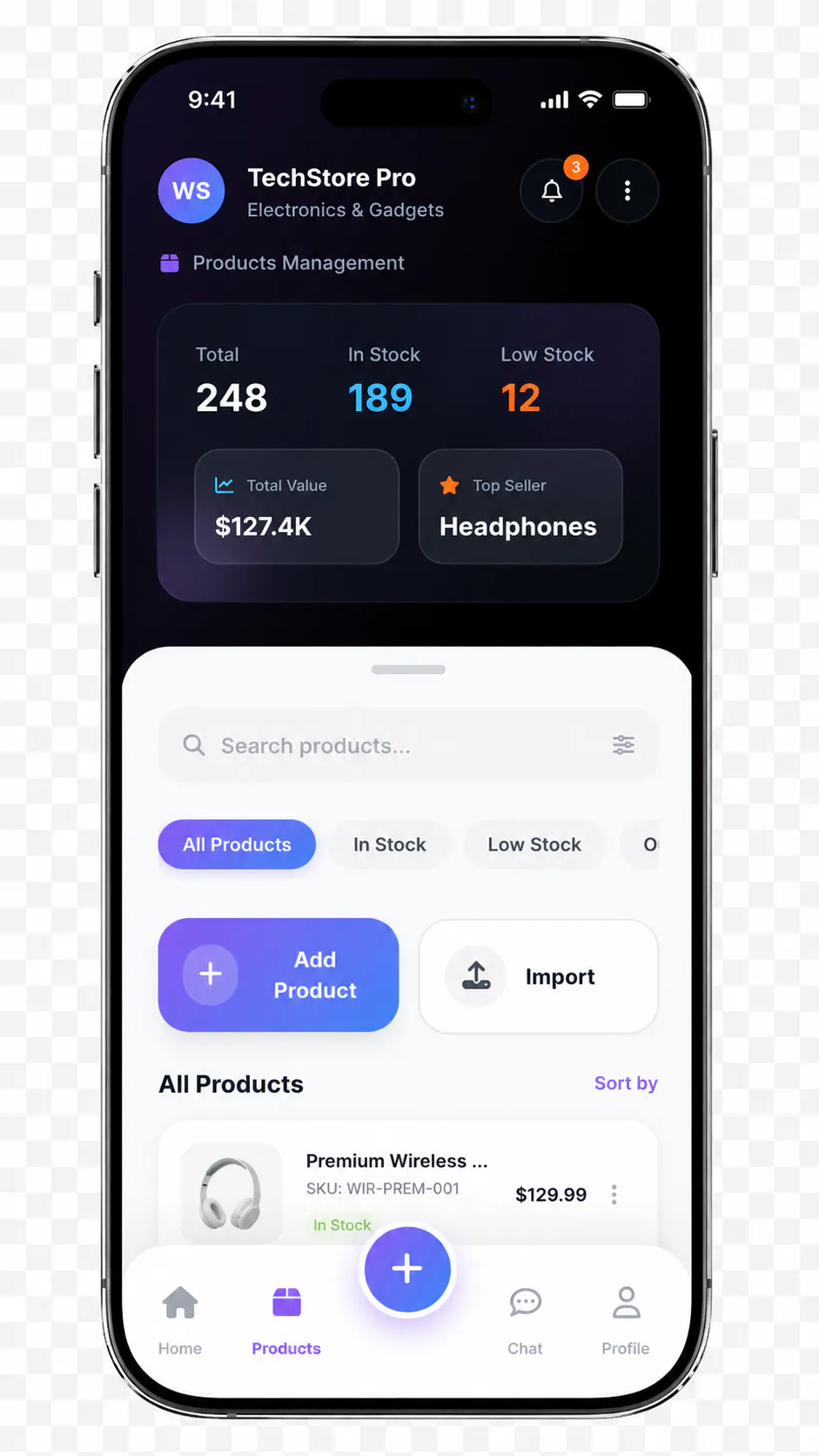 WooSense for WooCommerce Mobile App  gallery image