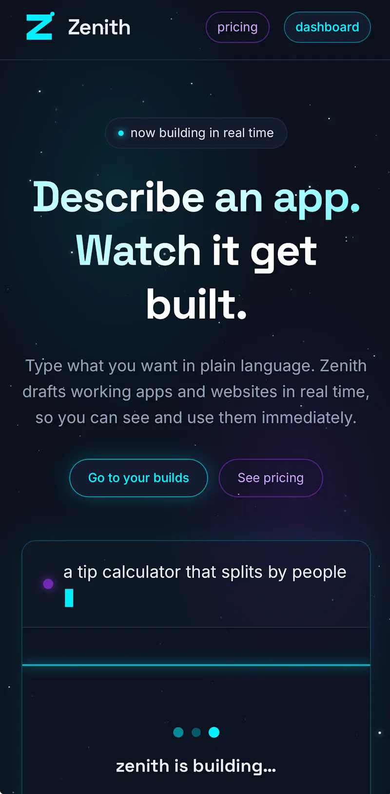 Zenith screenshot 2