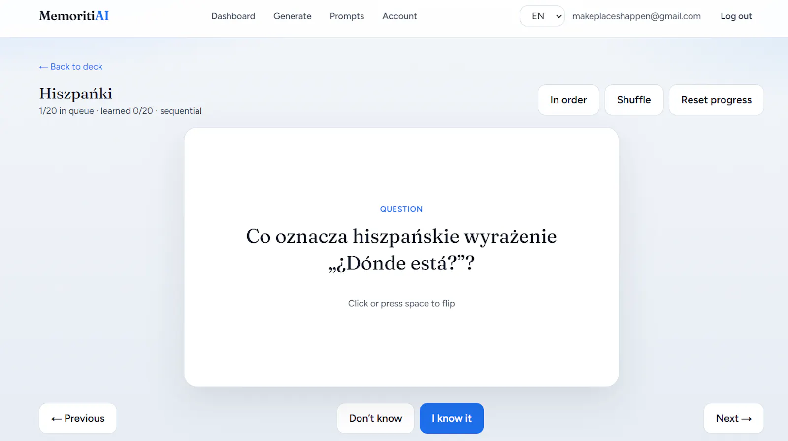 MemoritiAI.com screenshot 2