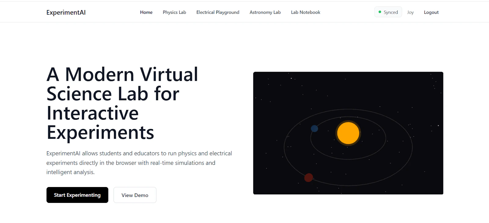 ExperimentAI screenshot 1