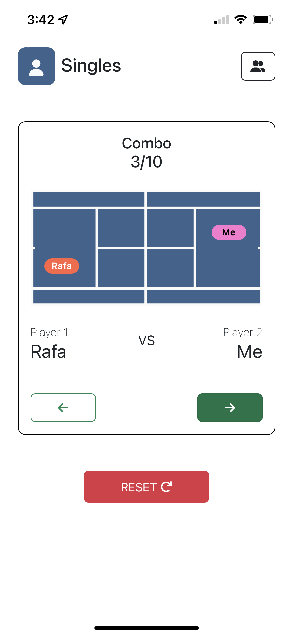 Media Sort-Tennis - Anda (tenis) perlawanan rawak. 4