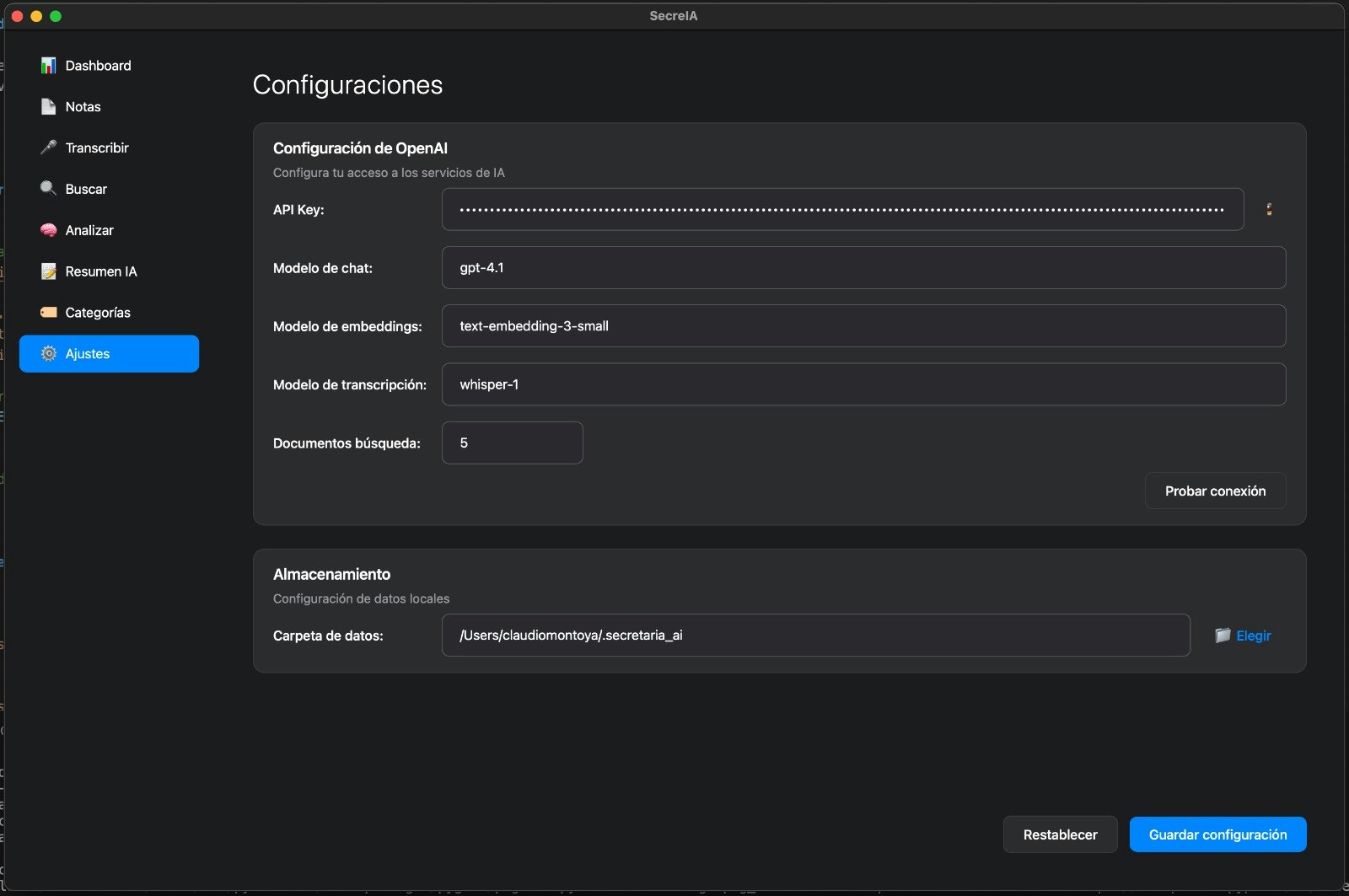 Geheimnis - Ihre persönliche KI -Sekretärin für MacOS Medien 1