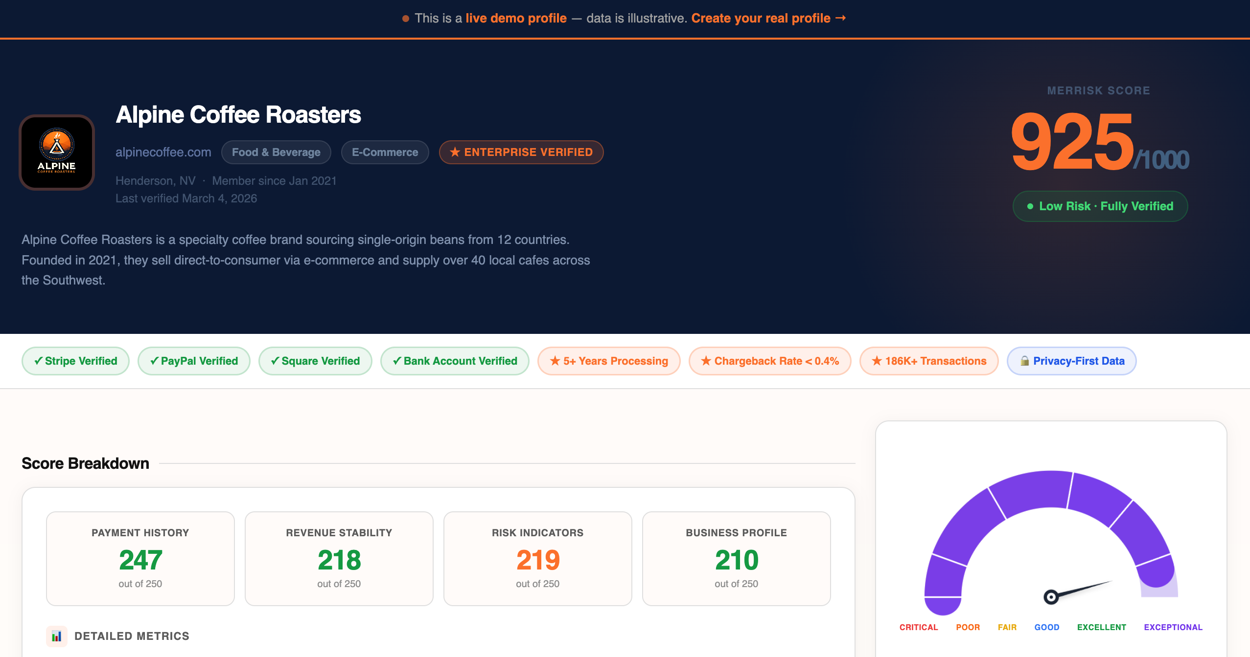 Merrisk - Main product screenshot demonstrating key features and user interface