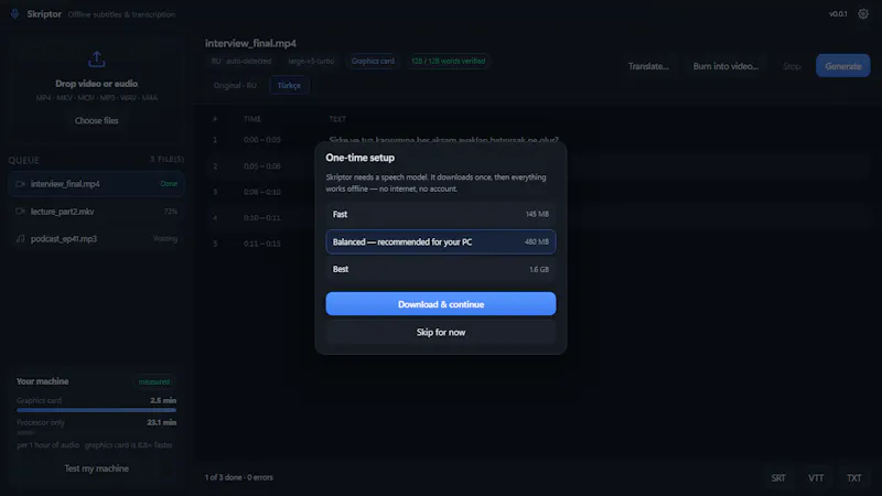 Skriptor screenshot 2