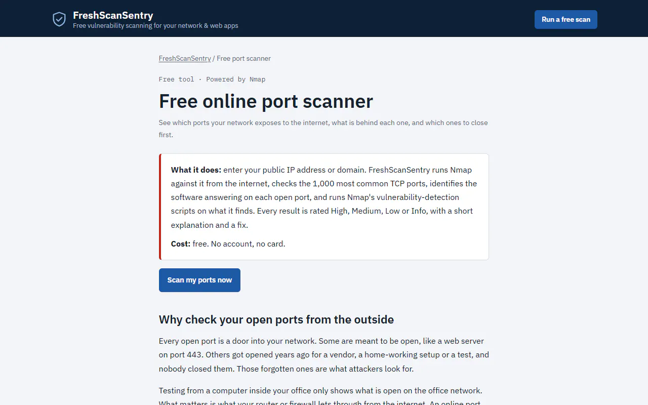 FreshScanSentry gallery image