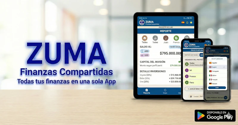 ZUMA Finanzas Compartidas screenshot 2