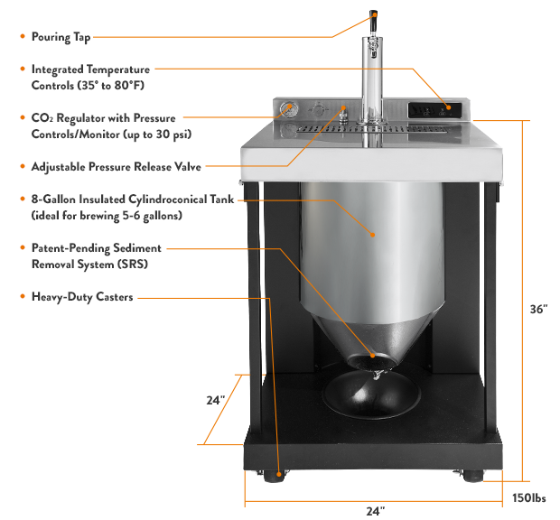 VESSI Beer Fermentor and Dispenser gallery image