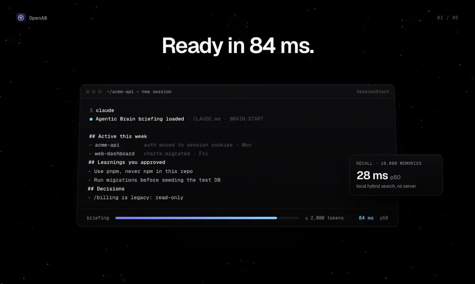 Open Agentic Brain & Memory (OpenAB) screenshot 5