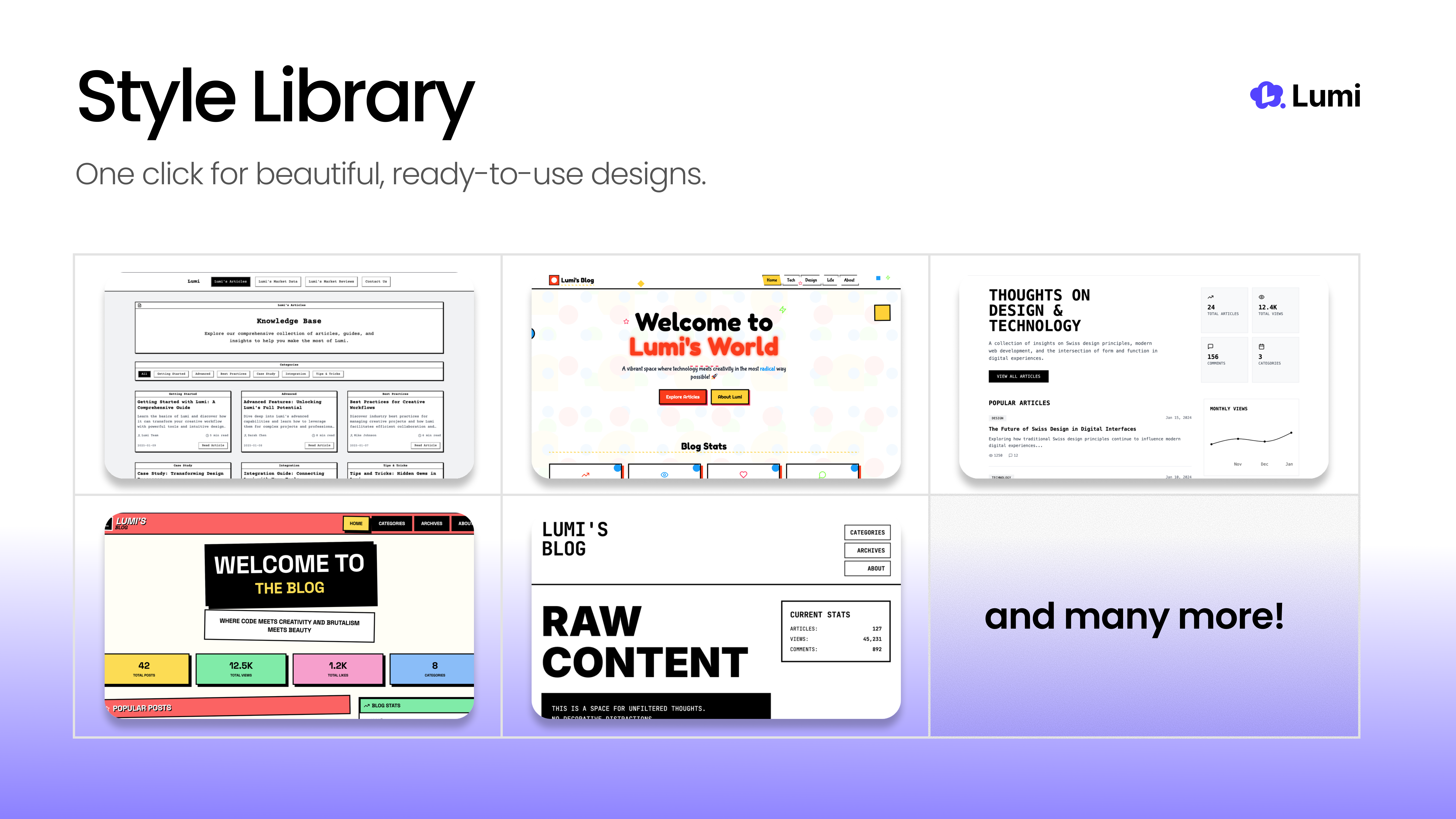 Lumi.new - All in one platform to build your websites. media 3