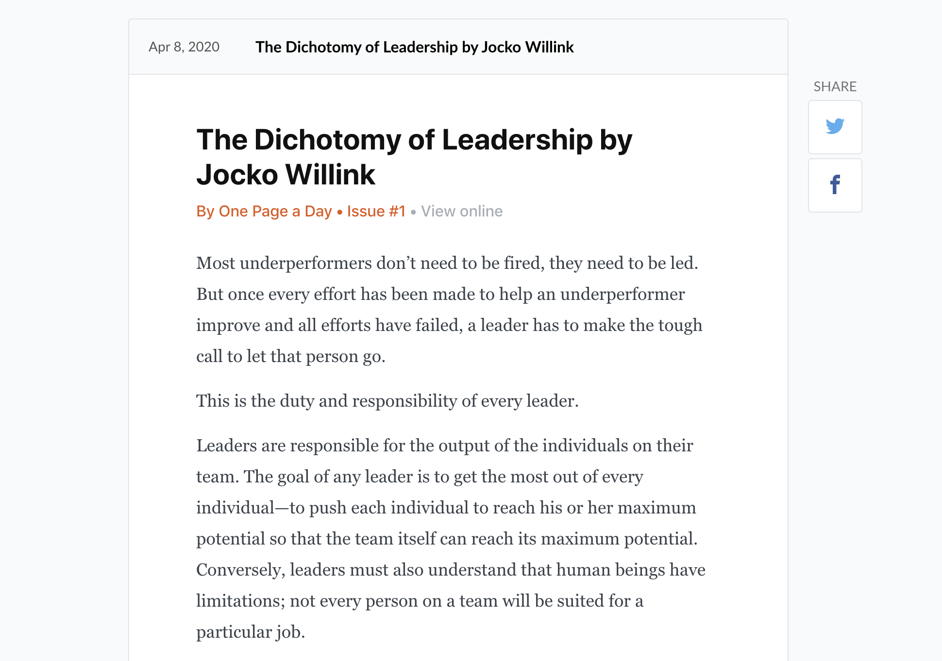 One Page a Day gallery image