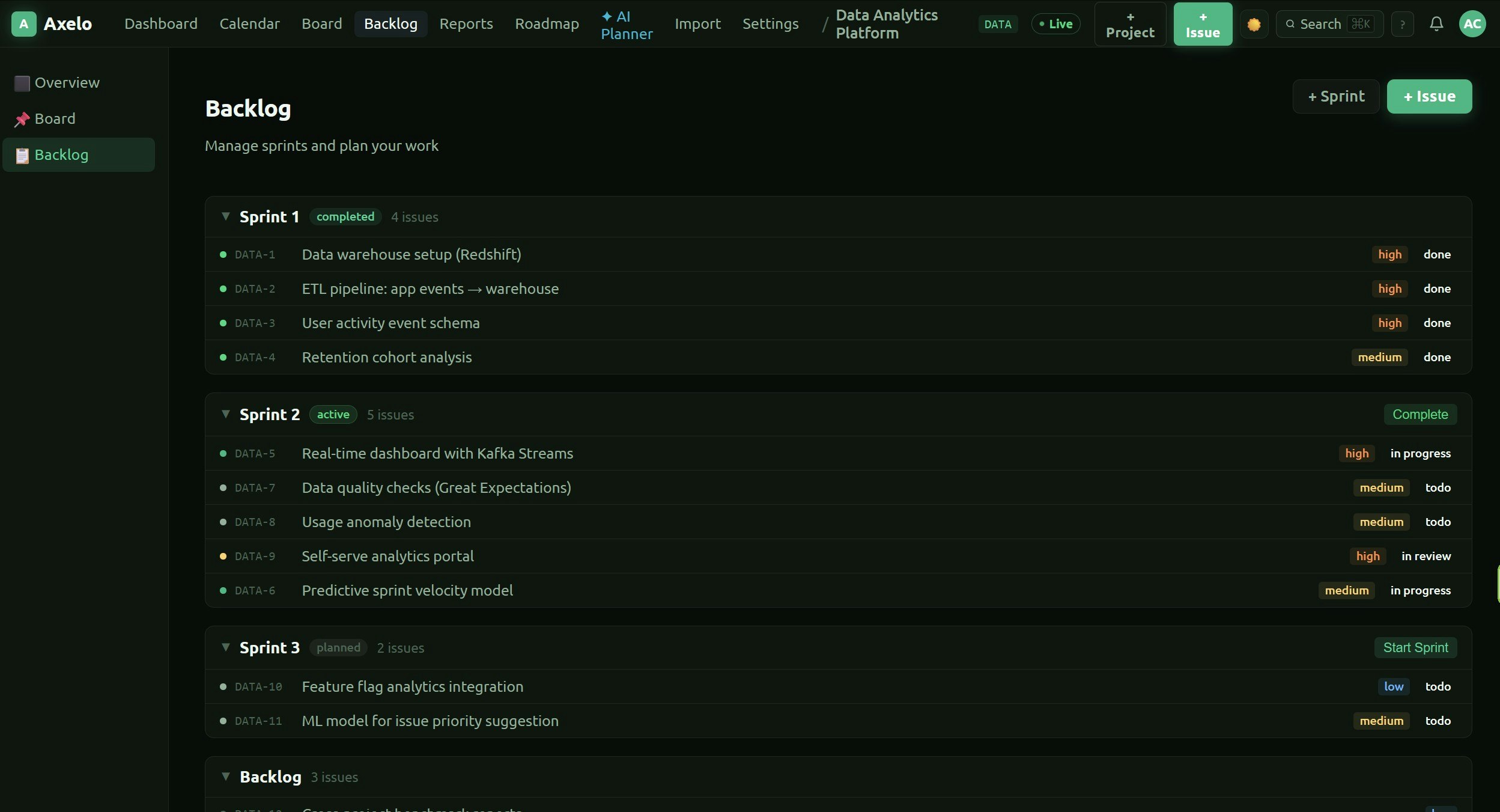 Axelo — Project Management gallery image