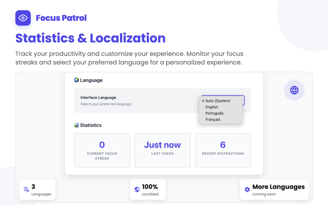 Focus Patrol - Screenshot 4 showing product features and functionality