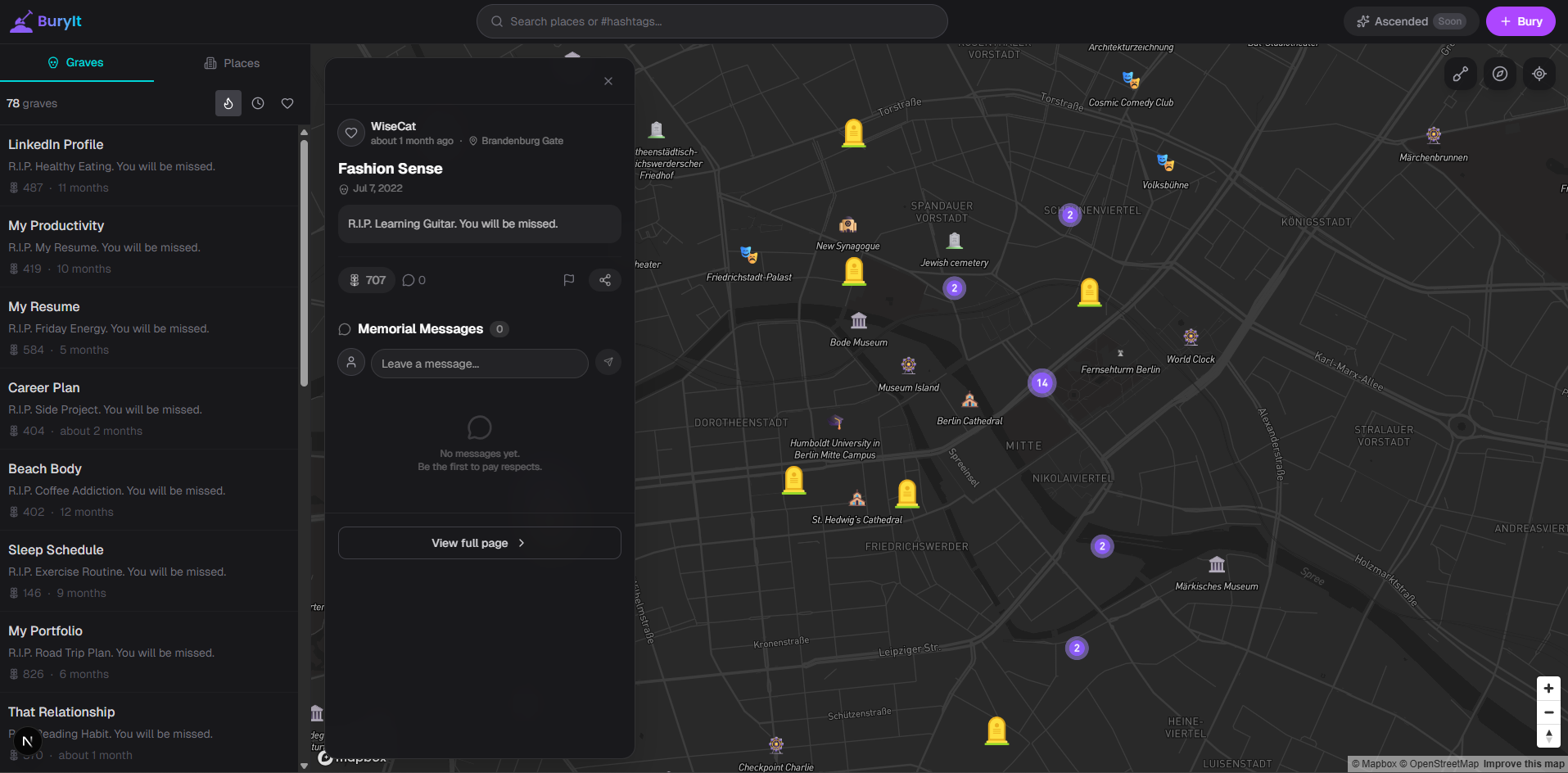 BuryIt gallery image