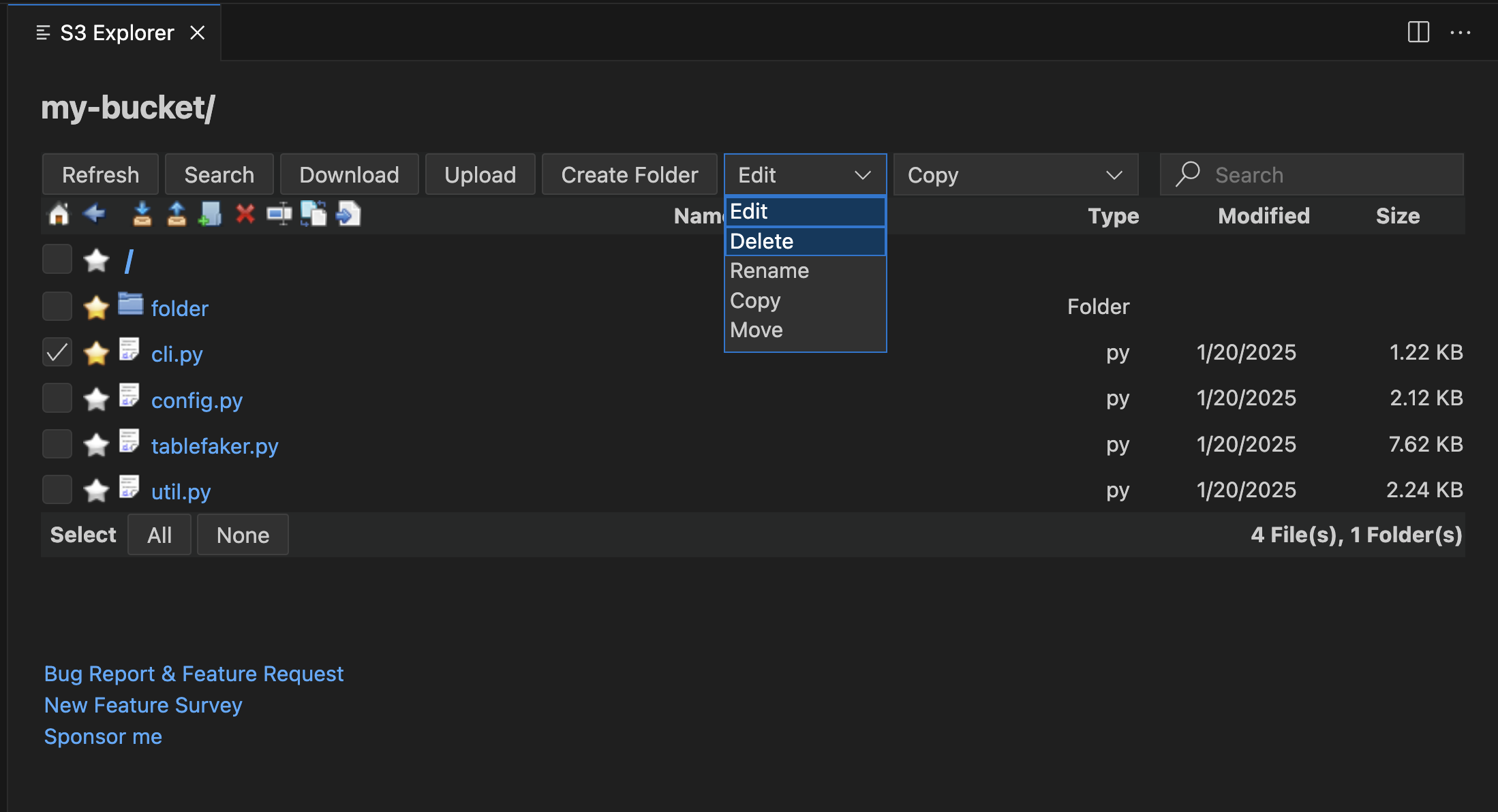 AWS S3 Extension for Visual Studio Code gallery image