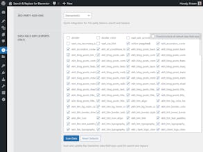 Search and Replace for Elementor gallery image