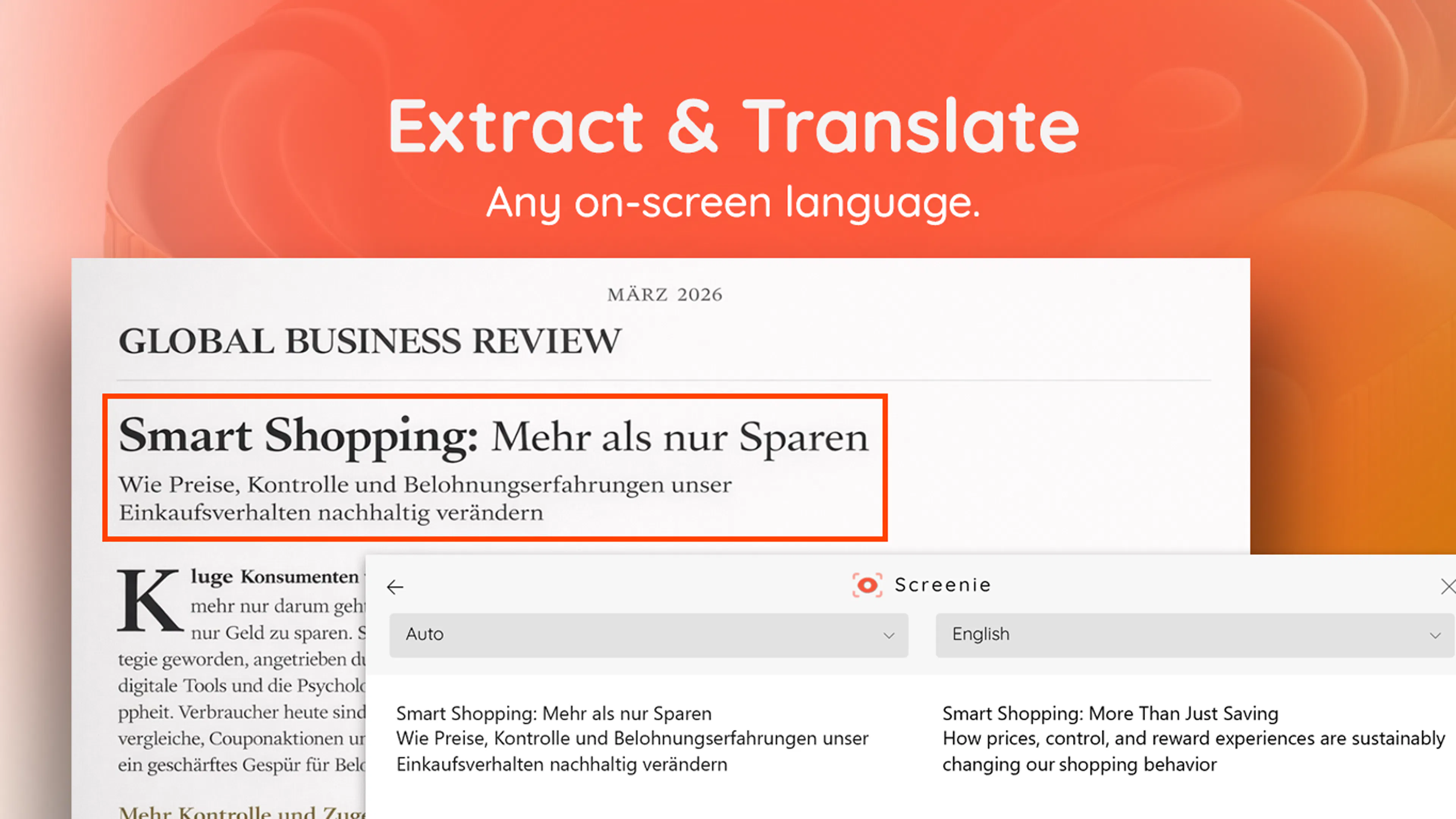 Screenie - handy Screenshot OCR tool gallery image