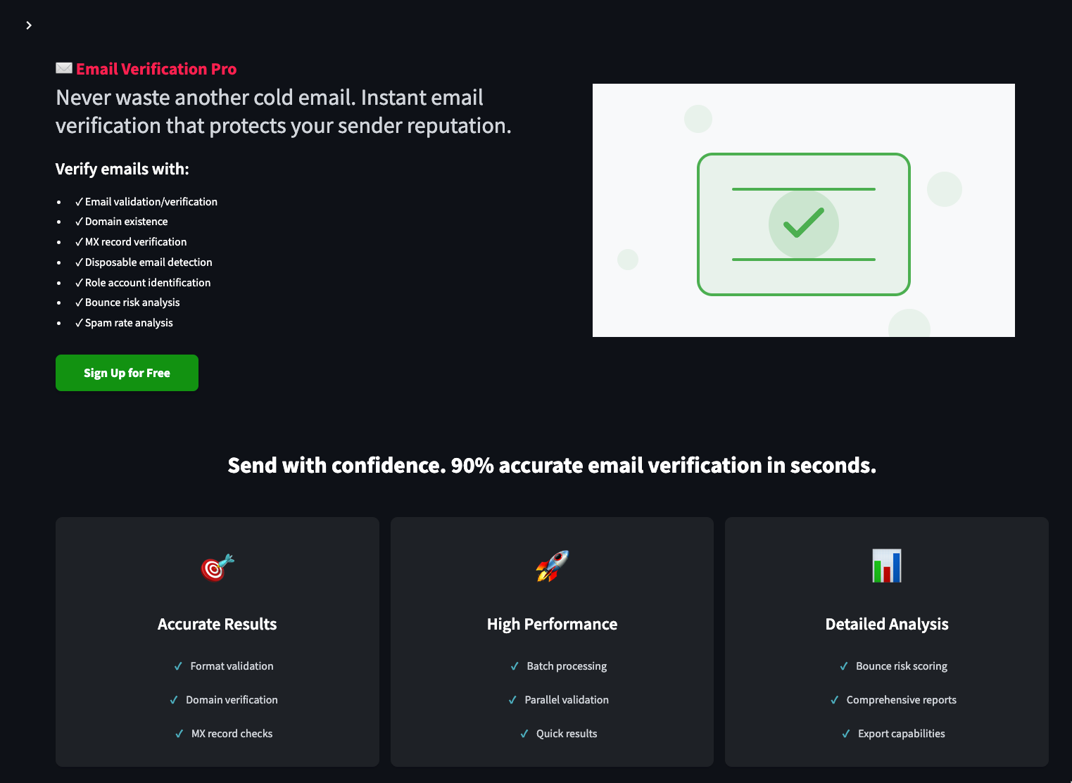 وسائط تحقق من رسائل البريد الإلكتروني Pro - لا تضيع أبدًا بريدًا إلكترونيًا باردًا آخر 3