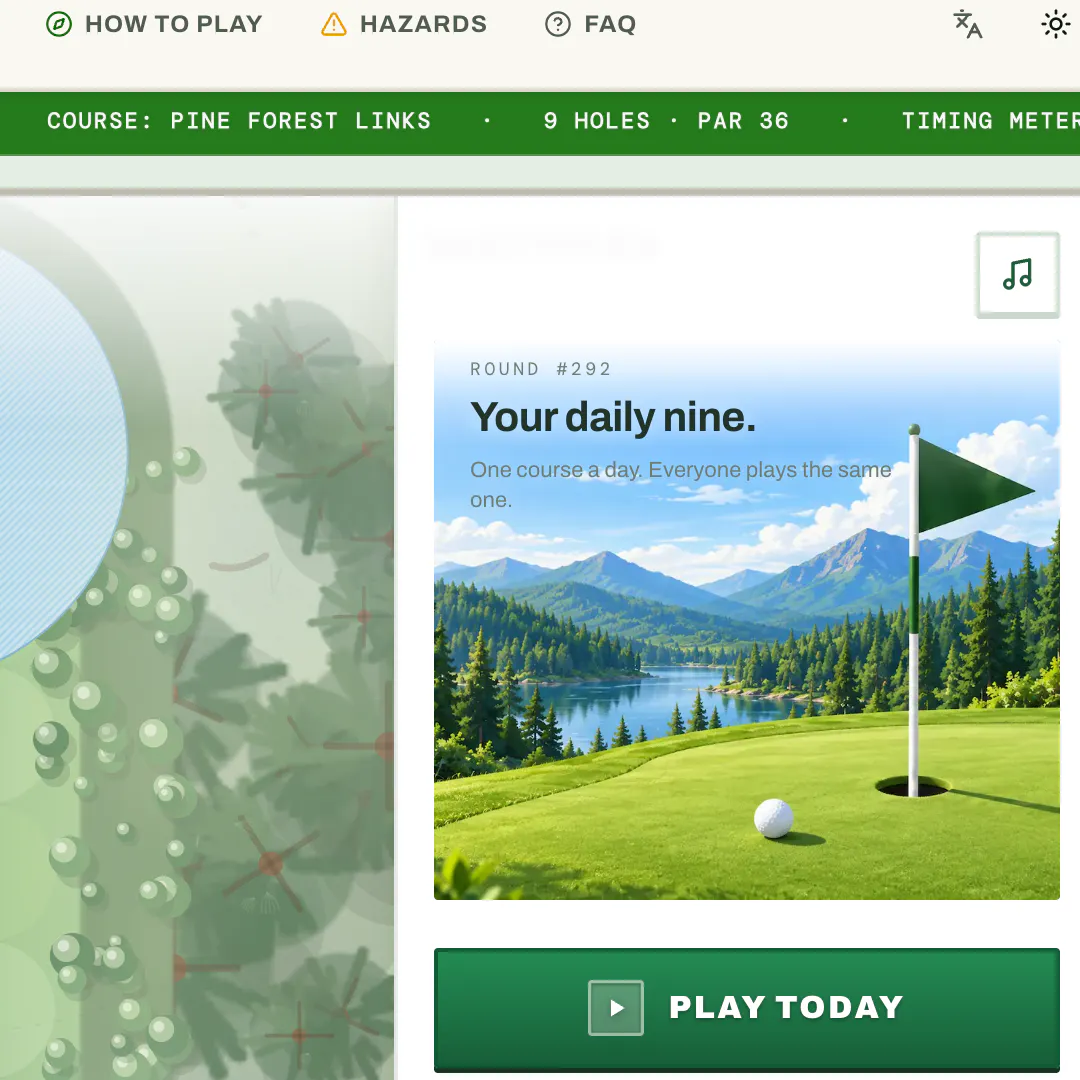 Daily Holes