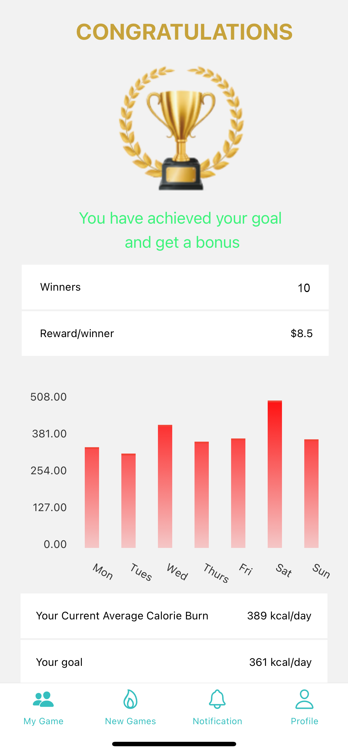 FitnessBet gallery image