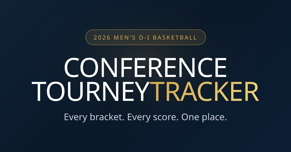 Conference Tourney Tracker - Main product screenshot demonstrating key features and user interface