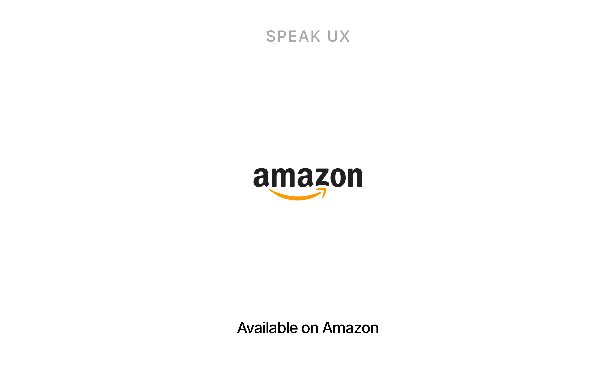 Speak UX gallery image