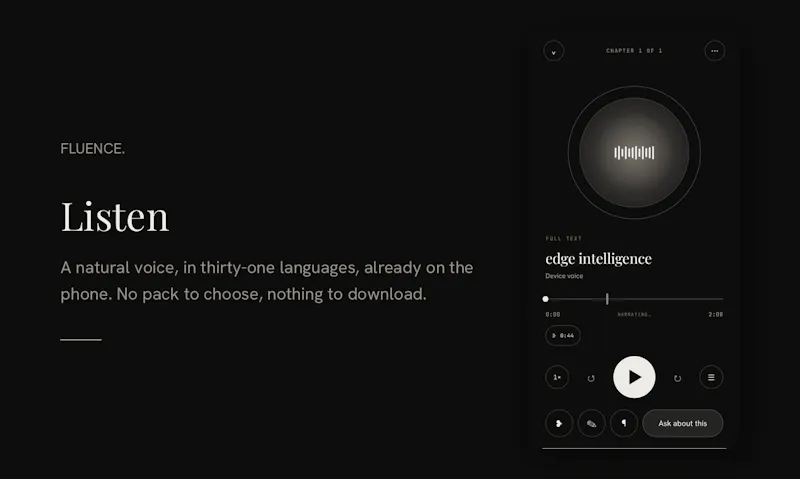 Fluence screenshot 1