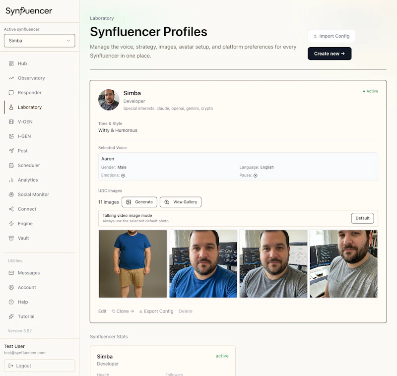 Synfluencer screenshot 6