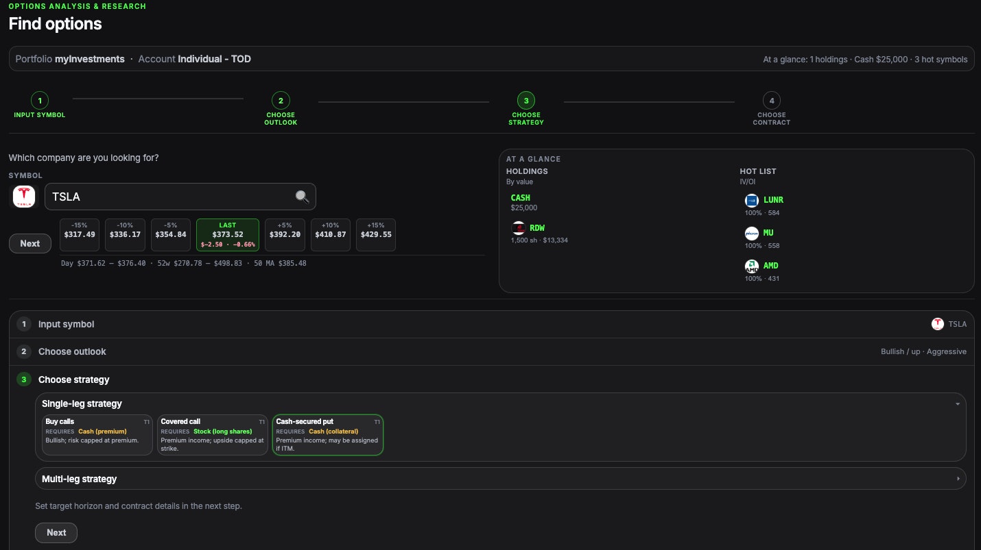 xFinance – xAI Options OS for HNWI gallery image