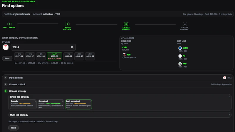 xFinance – xAI Options OS for HNWI screenshot 11