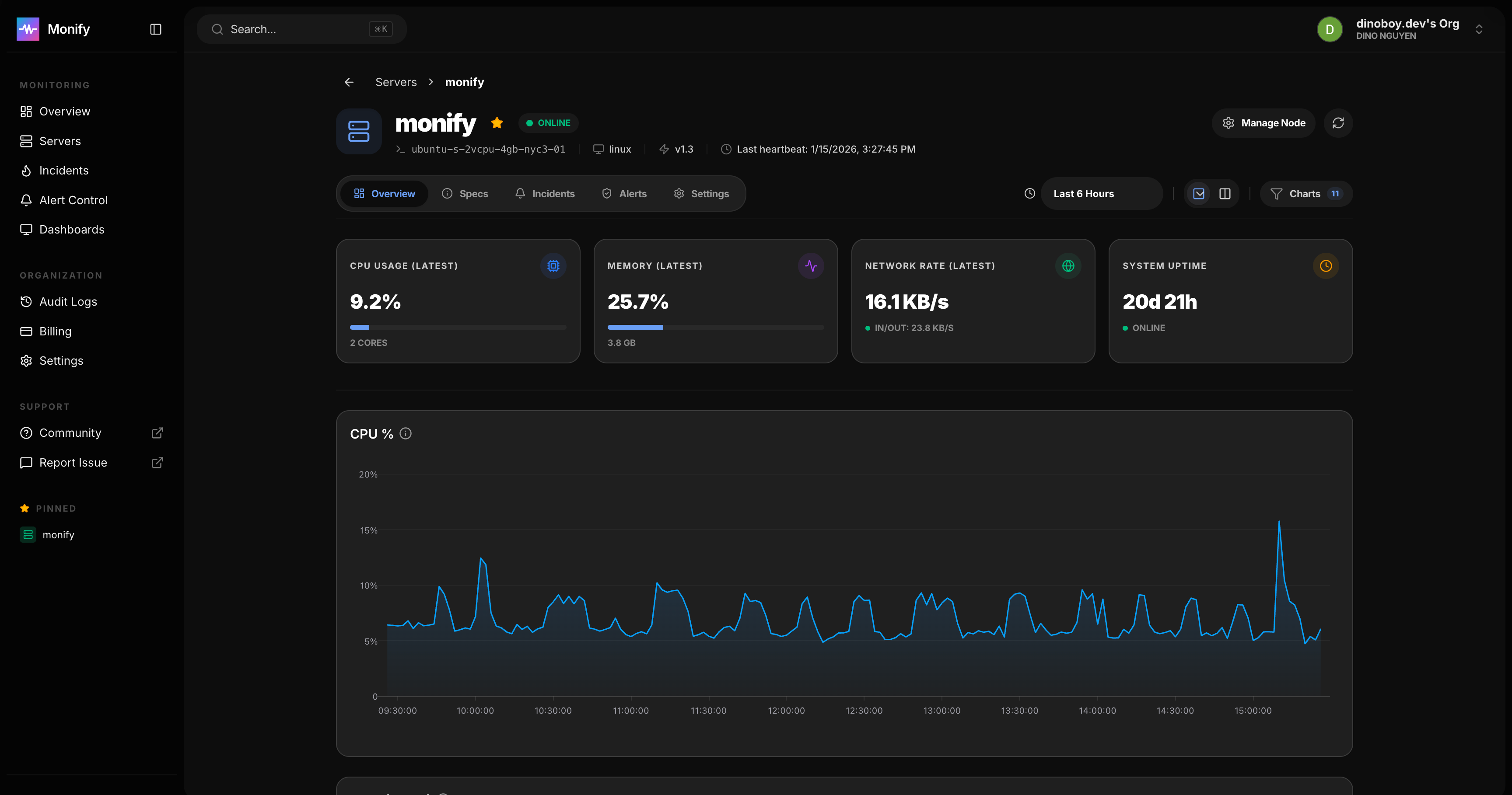 Monify - Screenshot 2 showing product features and functionality