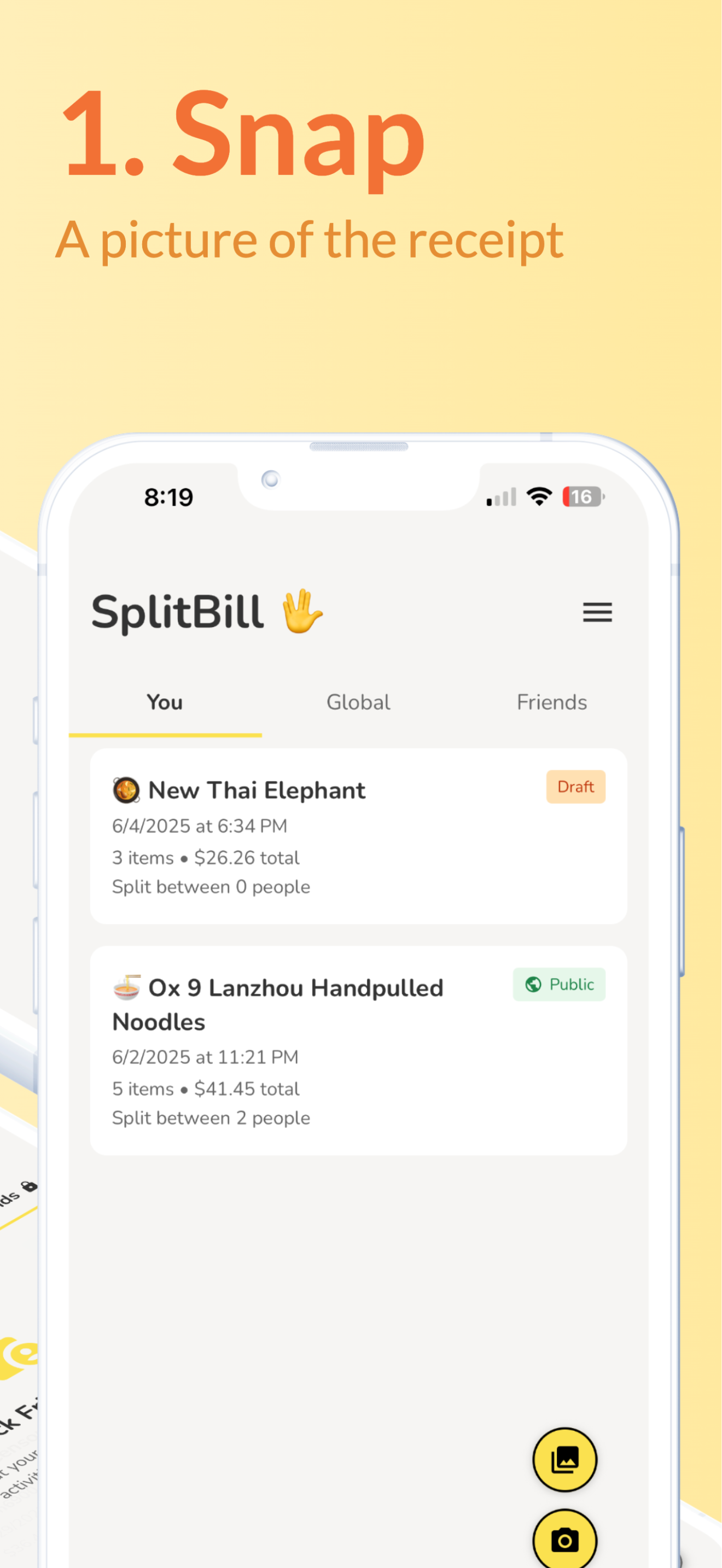 Media Splitbill AI - Bil kumpulan berpecah dengan AI 4