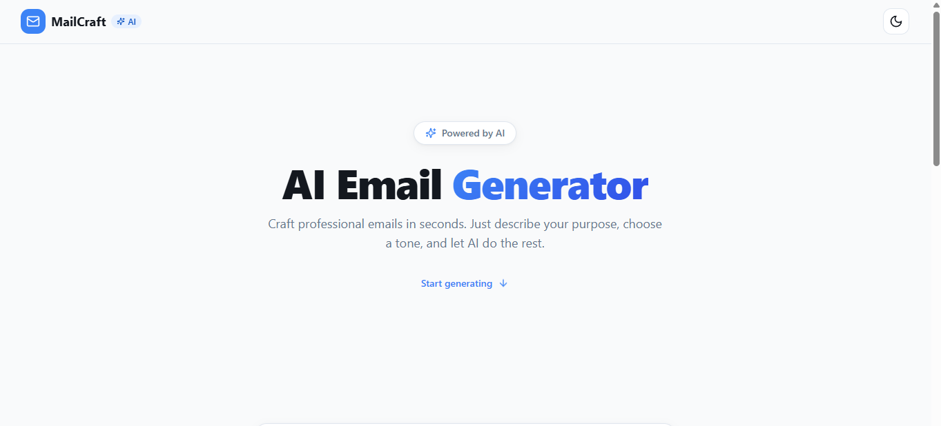 AI Email Generator gallery image