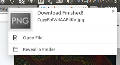 Chrome Download Notifier gallery image