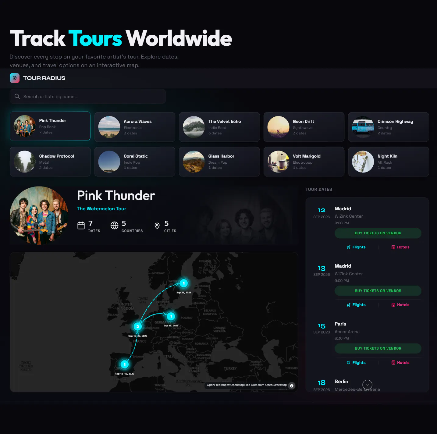 Tour Radius gallery image