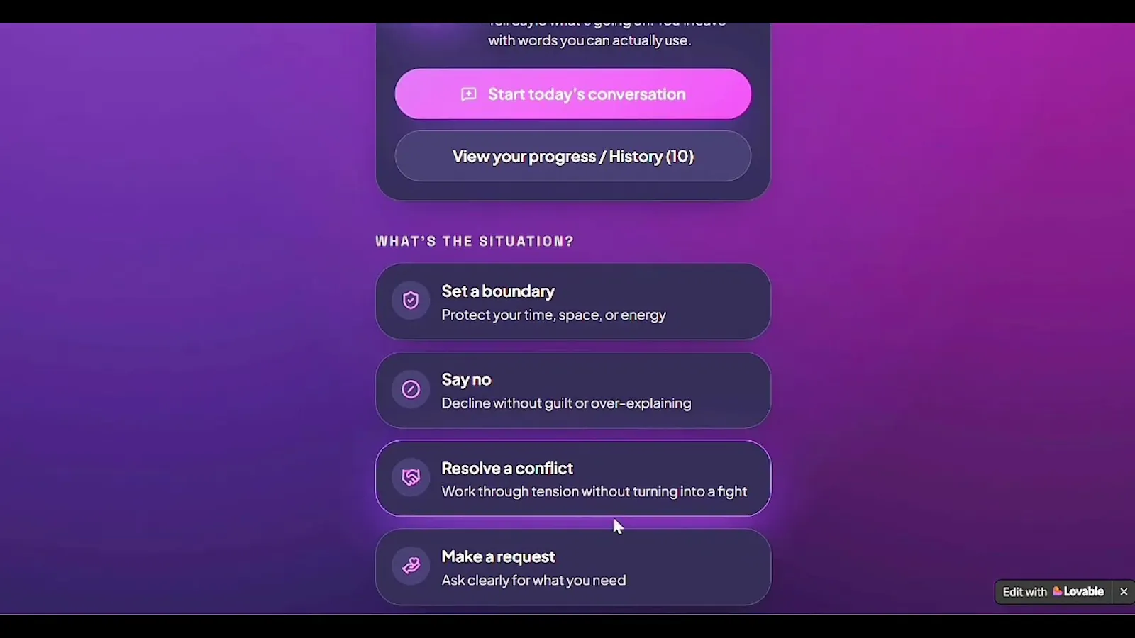 Saylo screenshot 1 (video preview)